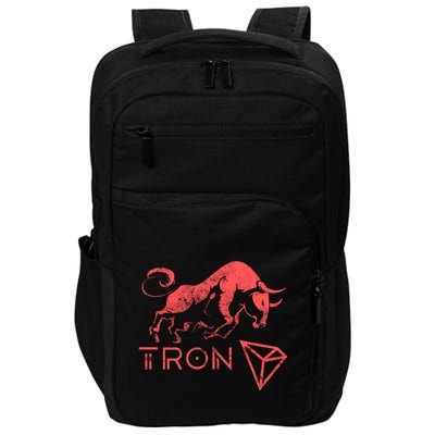 Tron Crypto Millionaire Bullrun Hodl Trx Token To The Moon! Gift Impact Tech Backpack