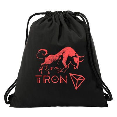 Tron Crypto Millionaire Bullrun Hodl Trx Token To The Moon! Gift Drawstring Bag