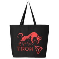 Tron Crypto Millionaire Bullrun Hodl Trx Token To The Moon! Gift 25L Jumbo Tote