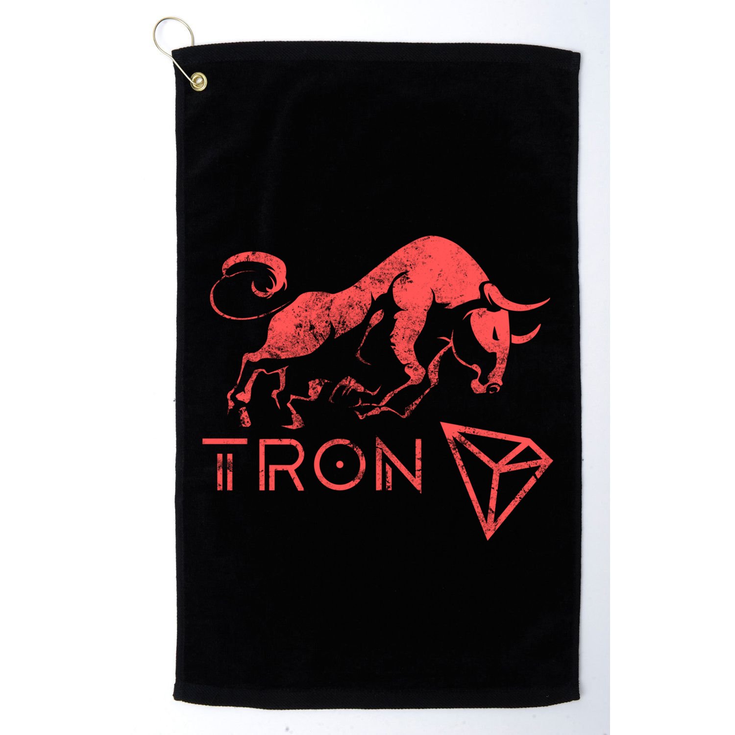 Tron Crypto Millionaire Bullrun Hodl Trx Token To The Moon! Gift Golf Towel