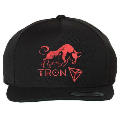 Tron Crypto Millionaire Bullrun Hodl Trx Token To The Moon! Gift Wool Snapback Cap