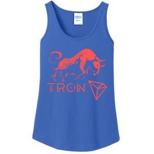 Tron Crypto Millionaire Bullrun Hodl Trx Token To The Moon! Gift Ladies Essential Tank