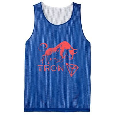 Tron Crypto Millionaire Bullrun Hodl Trx Token To The Moon! Gift Mesh Reversible Basketball Jersey Tank