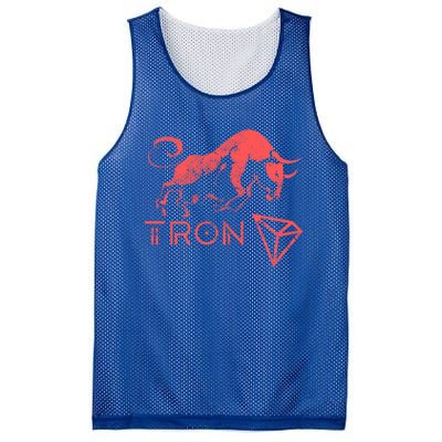 Tron Crypto Millionaire Bullrun Hodl Trx Token To The Moon! Gift Mesh Reversible Basketball Jersey Tank