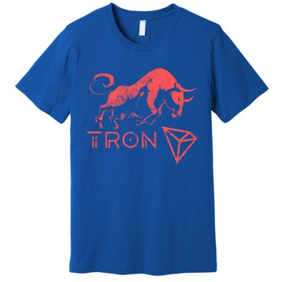 Tron Crypto Millionaire Bullrun Hodl Trx Token To The Moon! Gift Premium T-Shirt