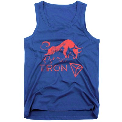 Tron Crypto Millionaire Bullrun Hodl Trx Token To The Moon! Gift Tank Top
