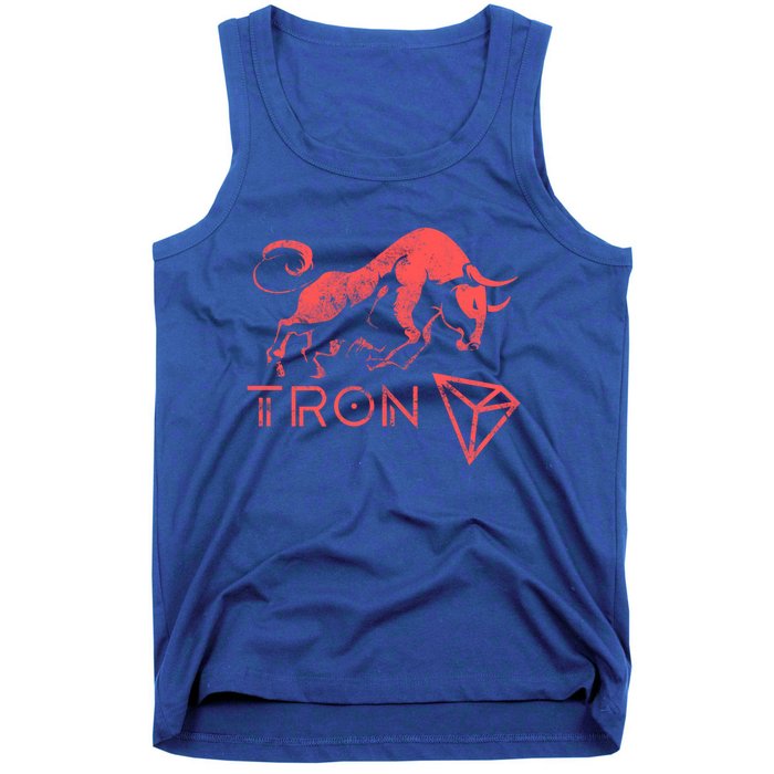 Tron Crypto Millionaire Bullrun Hodl Trx Token To The Moon! Gift Tank Top