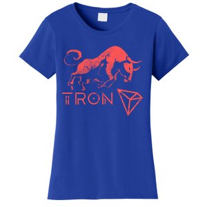 Tron Crypto Millionaire Bullrun Hodl Trx Token To The Moon! Gift Women's T-Shirt