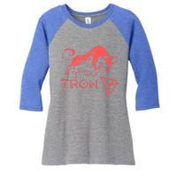 Tron Crypto Millionaire Bullrun Hodl Trx Token To The Moon! Gift Women's Tri-Blend 3/4-Sleeve Raglan Shirt