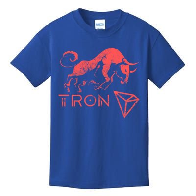 Tron Crypto Millionaire Bullrun Hodl Trx Token To The Moon! Gift Kids T-Shirt