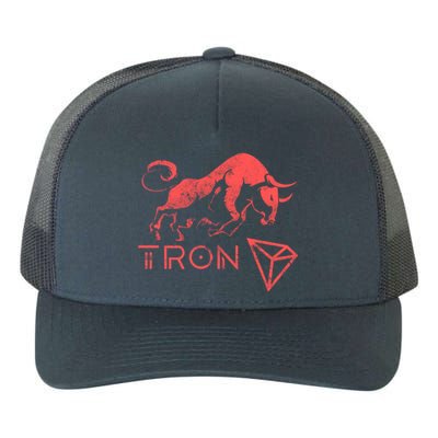 Tron Crypto Millionaire Bullrun Hodl Trx Token To The Moon! Gift Yupoong Adult 5-Panel Trucker Hat