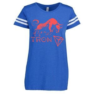 Tron Crypto Millionaire Bullrun Hodl Trx Token To The Moon! Gift Enza Ladies Jersey Football T-Shirt