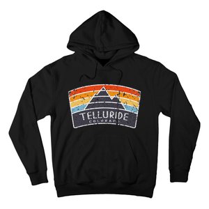 Telluride Colorado Mountain Vacation Art Graphic Hoodie