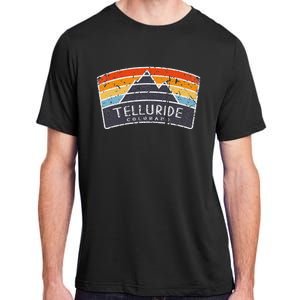 Telluride Colorado Mountain Vacation Art Graphic Adult ChromaSoft Performance T-Shirt