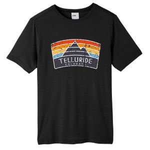 Telluride Colorado Mountain Vacation Art Graphic Tall Fusion ChromaSoft Performance T-Shirt