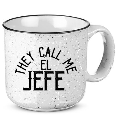 They Call Me El Jefe Spanish Boss Day Mexican 15oz Campfire Ceramic Mug