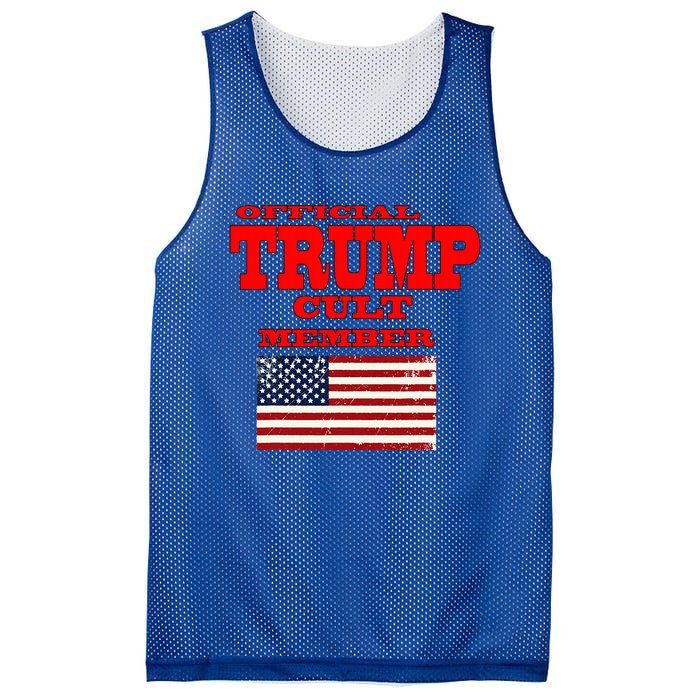 Trump Cult Member Mesh Reversible Basketball Jersey Tank