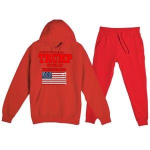 Trump Cult Member Premium Hooded Sweatsuit Set