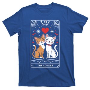 Tarot Card Mystic Cats The Lovers Valentines Day Couples Great Gift T-Shirt