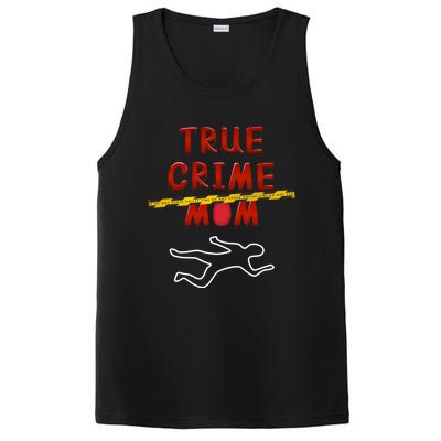 True Crime Mom Funny Podcast Lover Listener Junkie Addict Meaningful Gift PosiCharge Competitor Tank