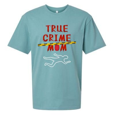 True Crime Mom Funny Podcast Lover Listener Junkie Addict Meaningful Gift Sueded Cloud Jersey T-Shirt