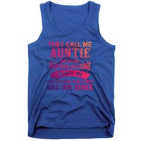 They Call Me Auntie Funny Partner In Crime Bad Influence Gift Tank Top