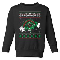 Turbo Car Mechanic Matching Ugly Christmas Racing Drifting Gift Toddler Sweatshirt