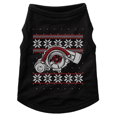 Turbo Car Mechanic Matching Ugly Christmas Racing Drifting Gift Doggie Tank
