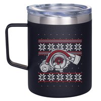 Turbo Car Mechanic Matching Ugly Christmas Racing Drifting Gift 12oz Stainless Steel Coffee Mug