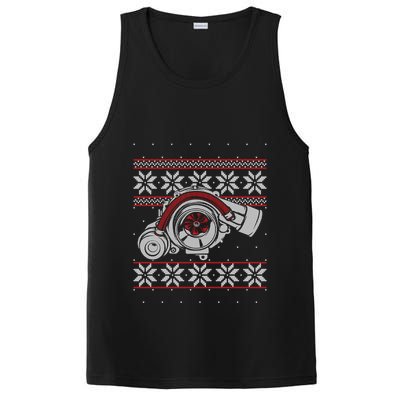 Turbo Car Mechanic Matching Ugly Christmas Racing Drifting Gift PosiCharge Competitor Tank