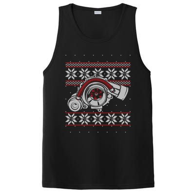 Turbo Car Mechanic Matching Ugly Christmas Racing Drifting Gift PosiCharge Competitor Tank