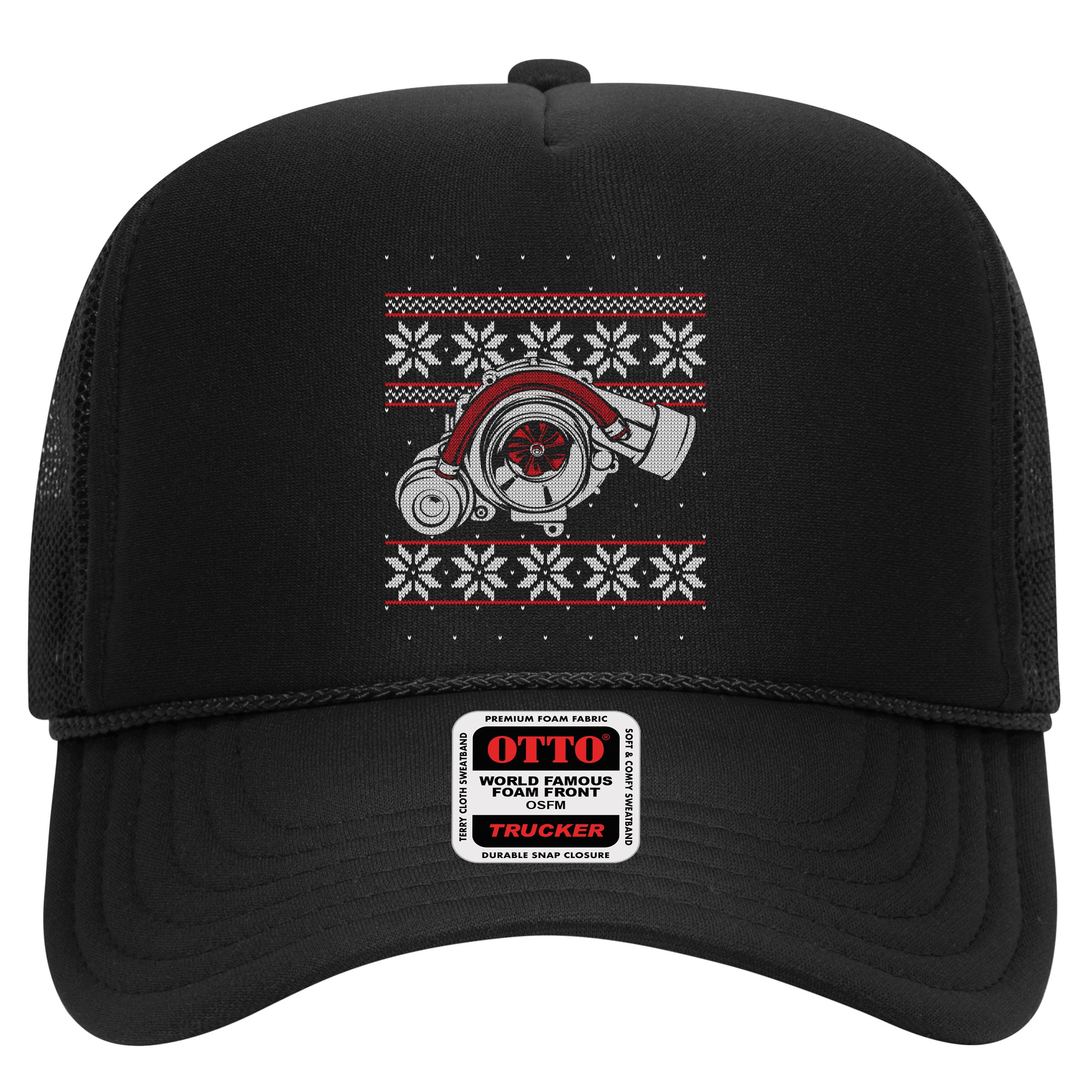 Turbo Car Mechanic Matching Ugly Christmas Racing Drifting Gift Hat