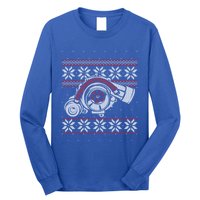 Turbo Car Mechanic Matching Ugly Christmas Racing Drifting Gift Long Sleeve Shirt