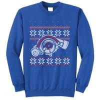 Turbo Car Mechanic Matching Ugly Christmas Racing Drifting Gift Sweatshirt