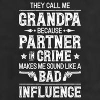 They Call Me Grandpa Partner In Crime Cool Comfort Performance Bucket Hat