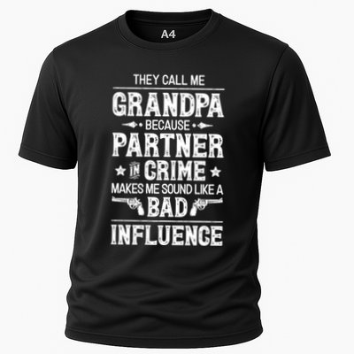 They Call Me Grandpa Partner In Crime Performance Shirt