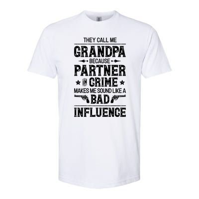 They Call Me Grandpa Partner In Crime Softstyle CVC T-Shirt