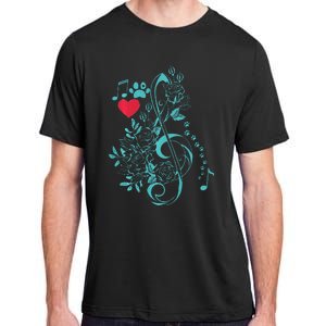 Treble Clef Music Paws Adult ChromaSoft Performance T-Shirt