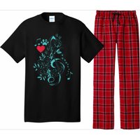 Treble Clef Music Paws Pajama Set