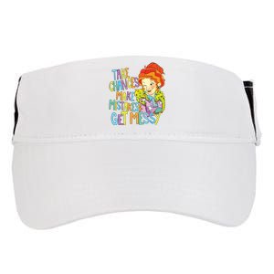 Take Chances Make Mistakes Get Messy Beauty Teacher Adult Drive Performance Visor