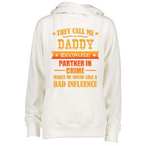 They Call Me Daddy Cool Gift Womens Funnel Neck Pullover Hood