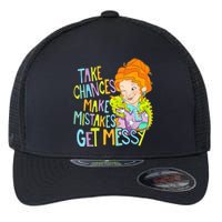 Take Chances Make Mistakes Get Messy Beauty Teacher Flexfit Unipanel Trucker Cap