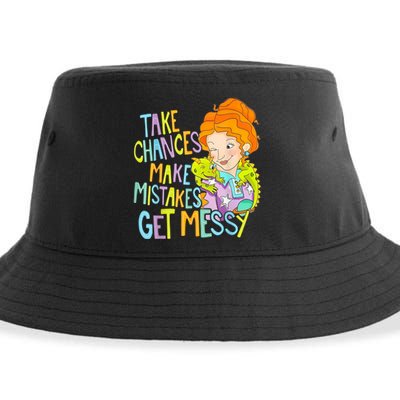 Take Chances Make Mistakes Get Messy Beauty Teacher Sustainable Bucket Hat