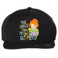 Take Chances Make Mistakes Get Messy Beauty Teacher Wool Snapback Cap