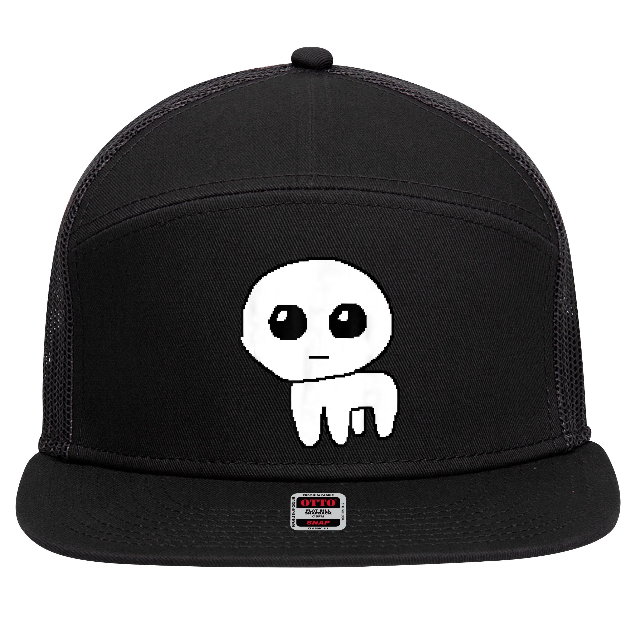 TBH Creature Meme 7 Panel Mesh Trucker Snapback Hat