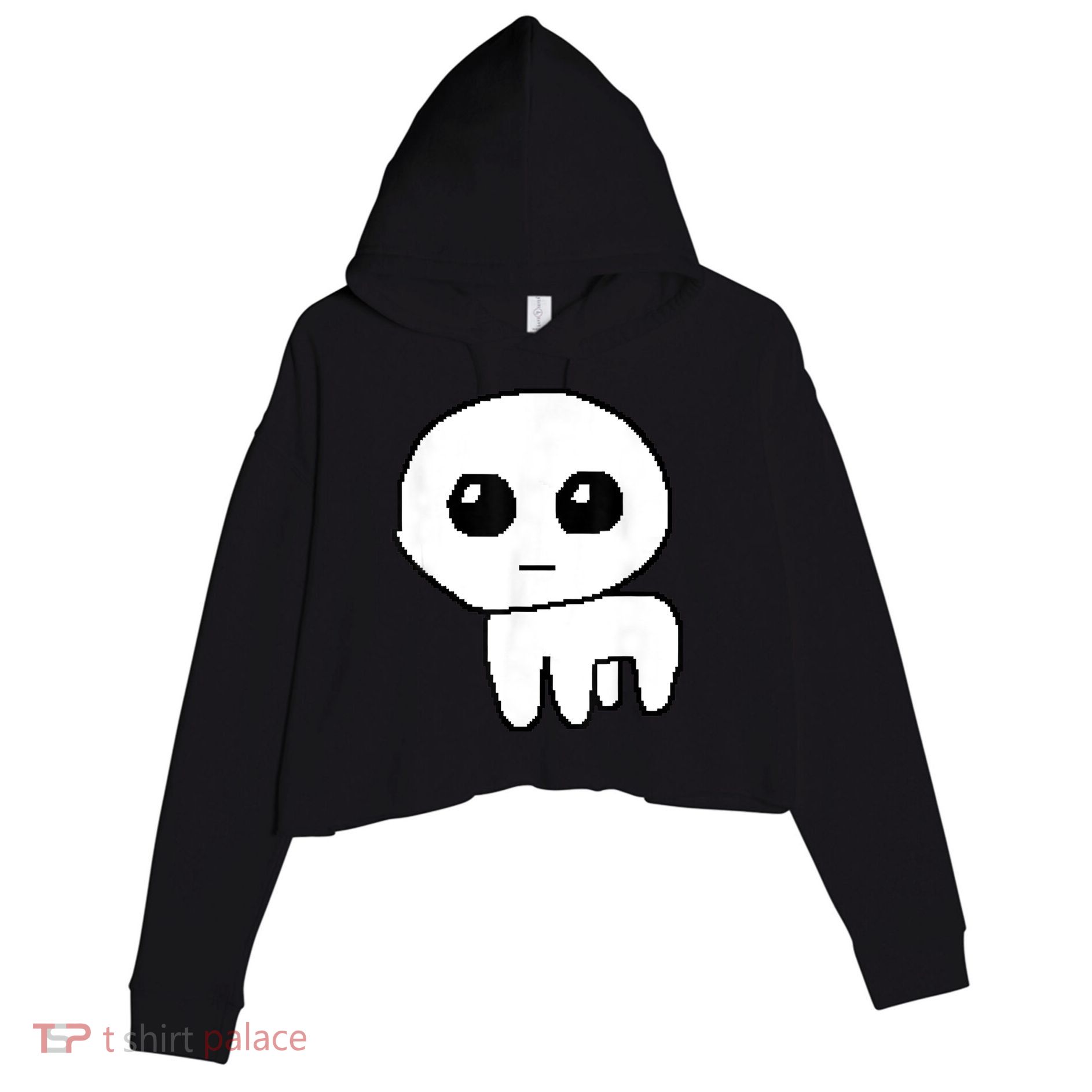 TBH Creature Meme Crop Fleece Hoodie