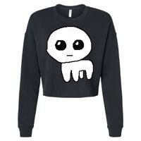 TBH Creature Meme Cropped Pullover Crew