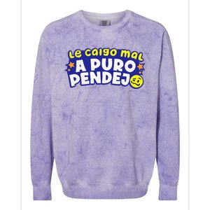 Te Caigo Mal!!! Colorblast Crewneck Sweatshirt