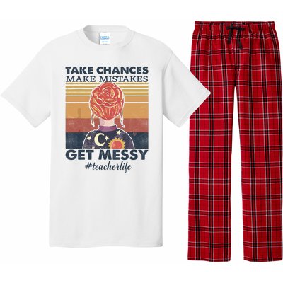 Take Chances Make Mistakes Get Messy Pajama Set