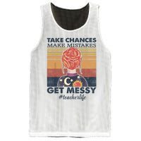 Take Chances Make Mistakes Get Messy Mesh Reversible Basketball Jersey Tank